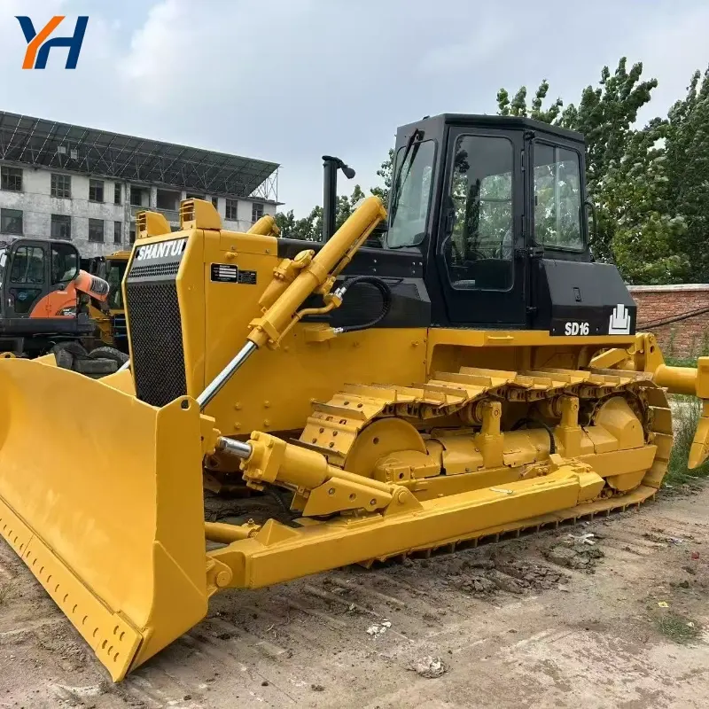 16 Ton Used Shantui SD16 Good Condition Bulldozer Construction Equipment