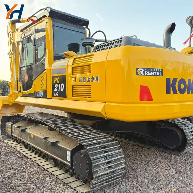 90% New Used Komatsu PC210 Crawler Digger Durable Machine China Factory