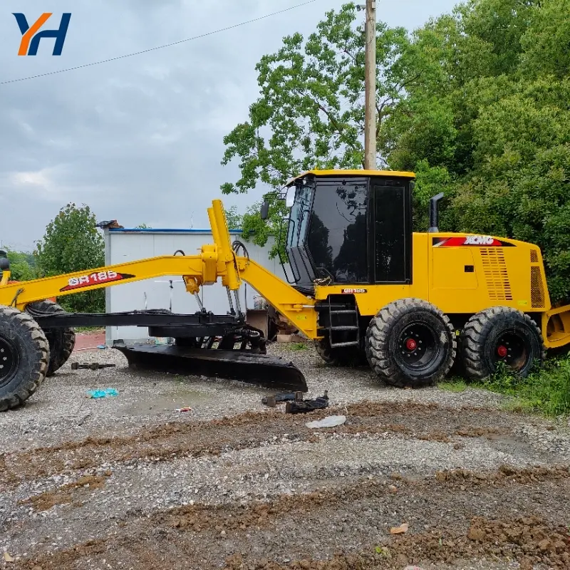 Durable 18 Ton Used XCMG GR185 Hydraulic Motor Grader Sales
