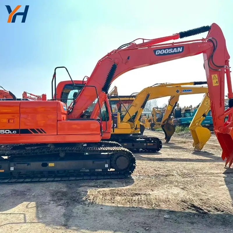 Durable Good Condition Used Doosan DX150 Medium Hydraulic Digger Global Supplier