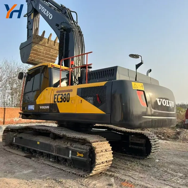 Extra Heavy Duty Used Volvo 380 65 Large Mining Excavator for Sale Solution