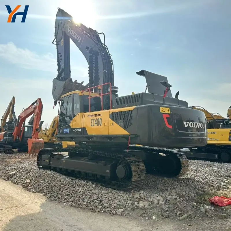 Giant Size Powerful Second-hand Volvo 480 Super Large Hydraulic Excavator Global Supplier