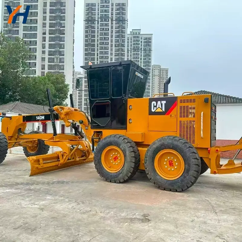 Good Performance Used CAT 140H Durable Motor Grader Construction Machines