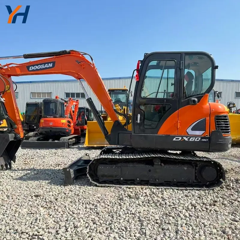High Cost Performance Second-hand Doosan DX60 Small Crawler Excavator for Sale