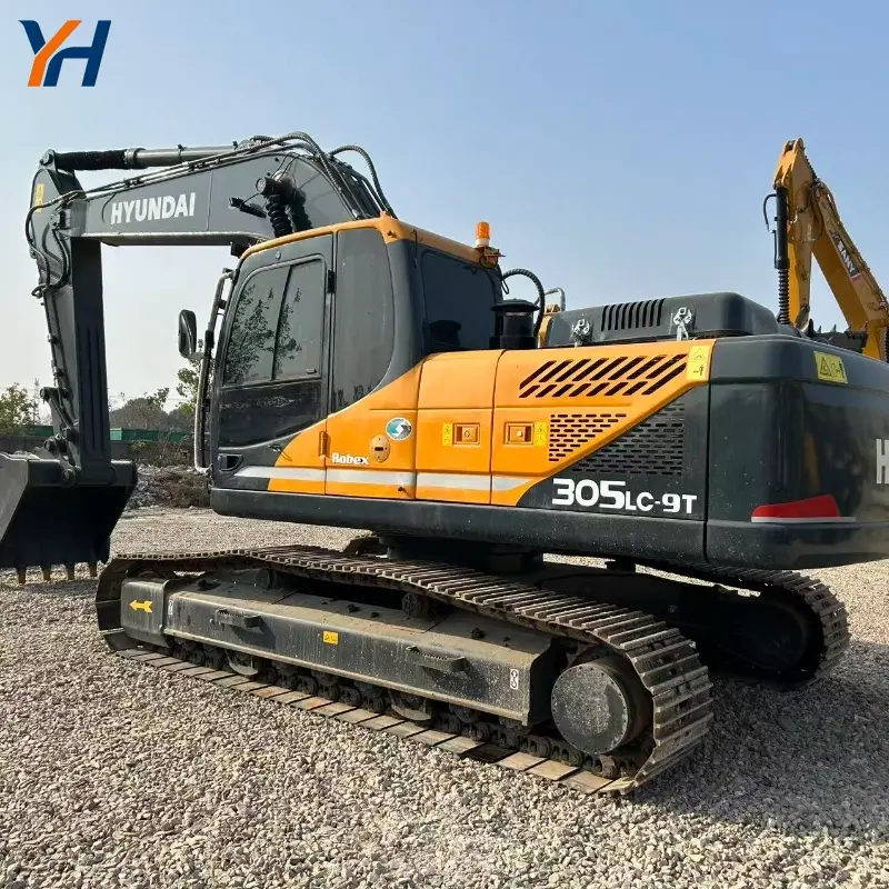 High Quality Used Hyundai 305 Crawler Excavator For Sand Digging Factory Price
