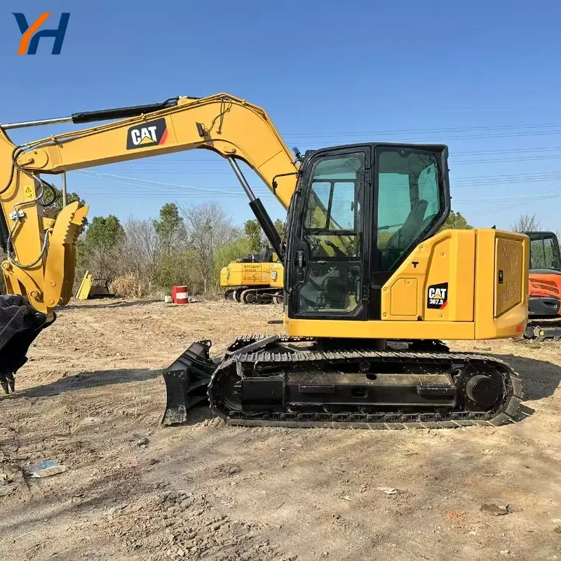 Mini Hot Sale Second-hand CAT307.5 Compact Hydraulic Digger Global Supply Solution