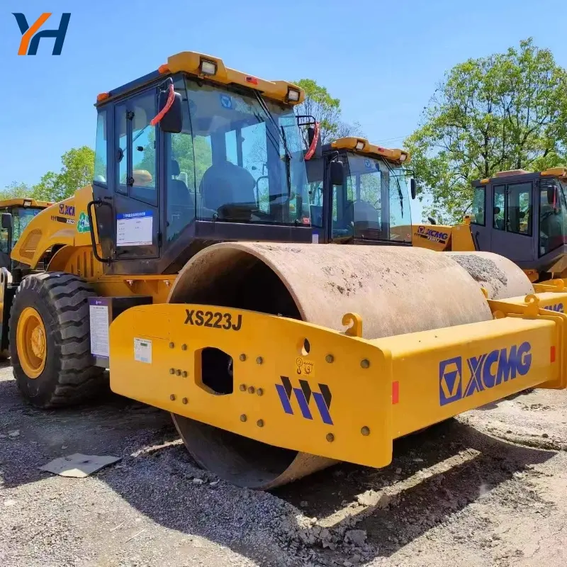 New arrival Used XCMG 223J Good Condition Road Roller Construction Machines