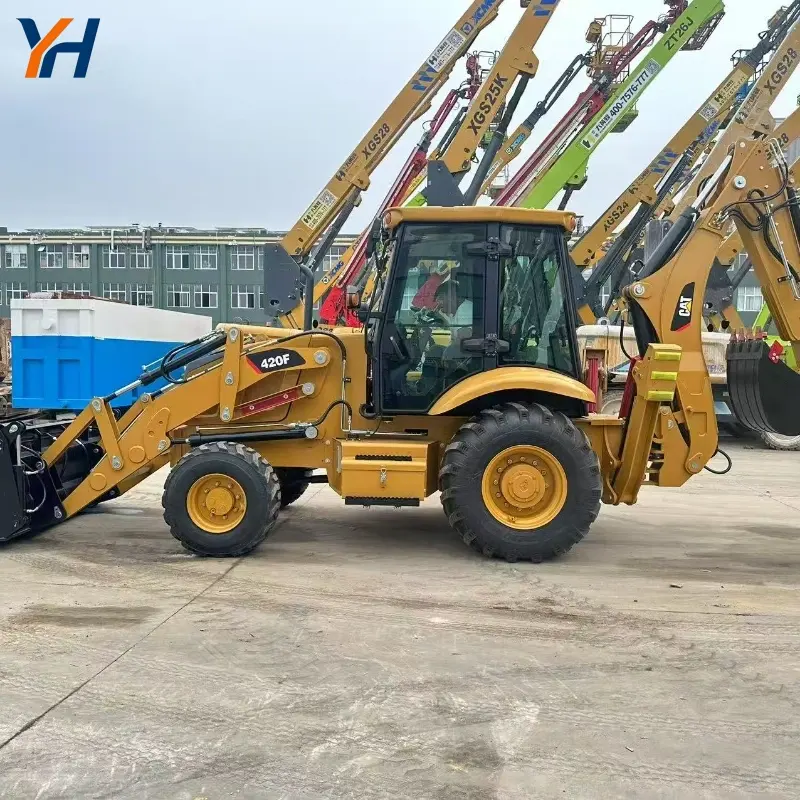 Original Used CAT 420F Good Performance Backhoe Loader For Sale