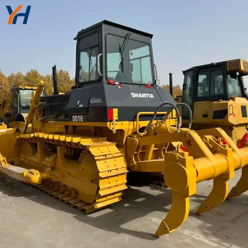 Original Used Shantui SD16 Durable Hydraulic Bulldozer Good Condition