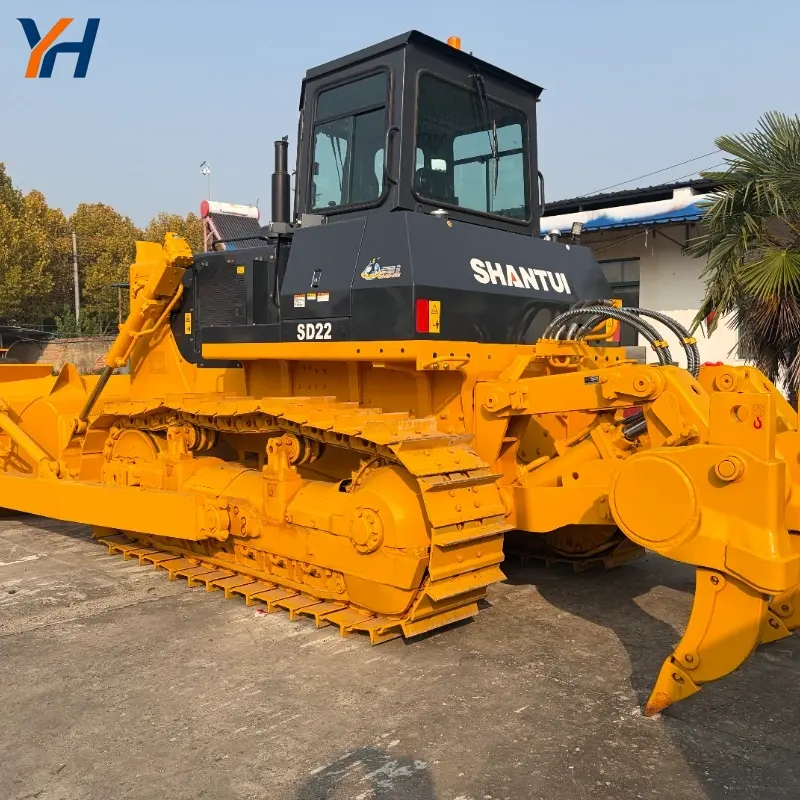 Original Used Shantui SD22 Powerful Heavy Bulldozer Good Condition