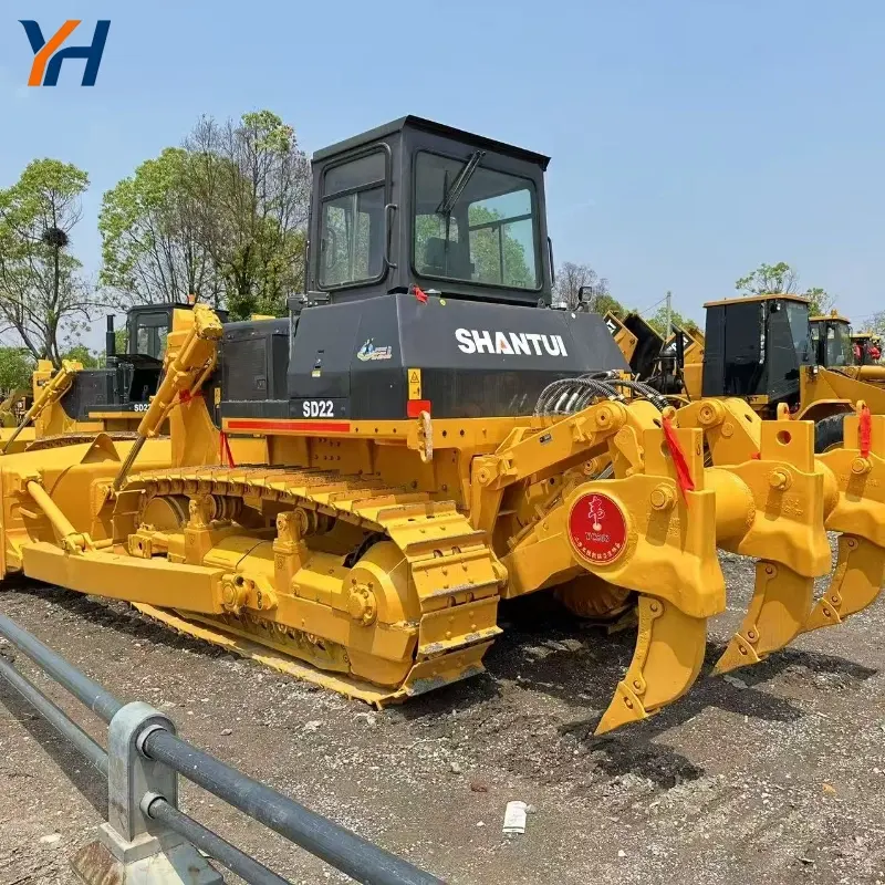 Powerful 22 Ton Used Shantui SD22 Heavy Bulldozer Construction Equipment