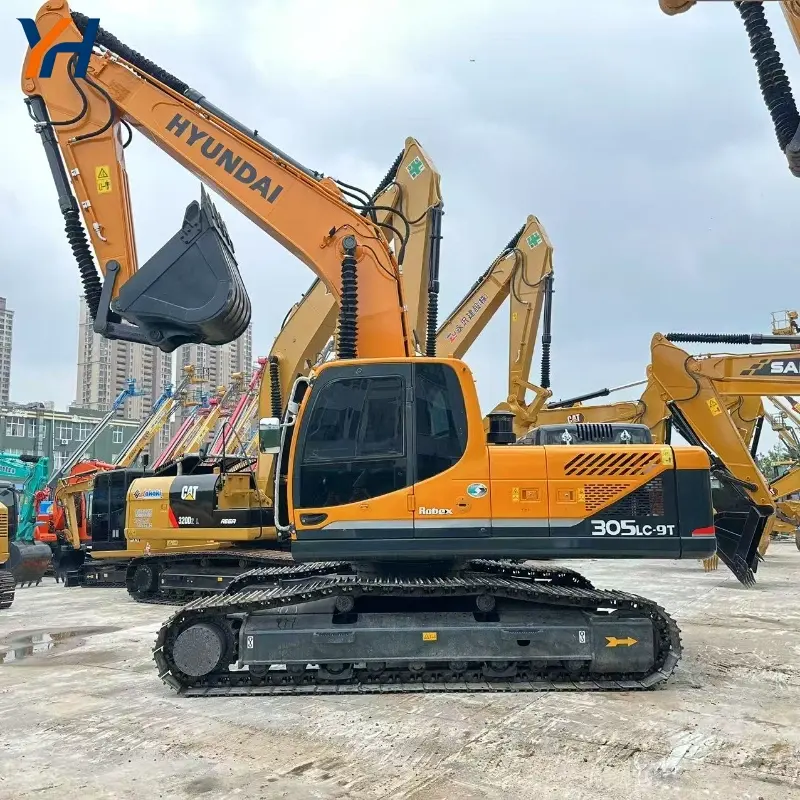 Powerful Used Hyundai 305 Heavy Excavator Mining Equipment Global Supply Solution