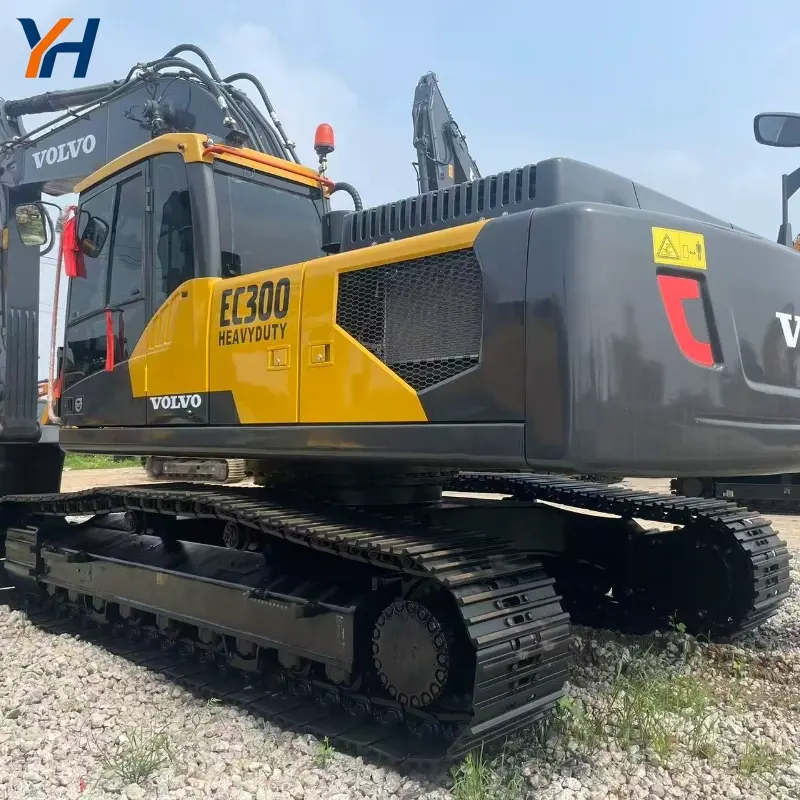 Reliable Durable Used Volvo 300 Large Hydraulic Excavator Construction Equipment