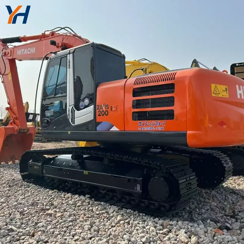 Used Hitachi 200 Hydraulic Crawler Excavator Good Performance Low Price For Sale
