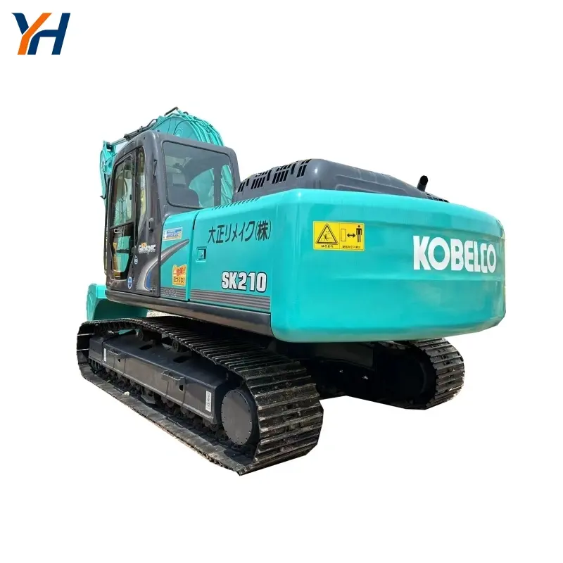 Used Kobelco 210 Hydraulic Crawler Excavator Good Condition Competitive Price For Sale