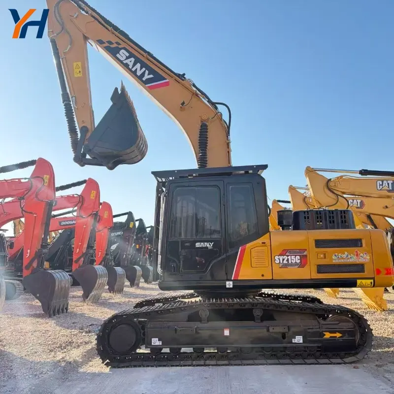 Used SANY 215C Hydraulic Crawler Excavator Good Condition Hot Sale For Sale