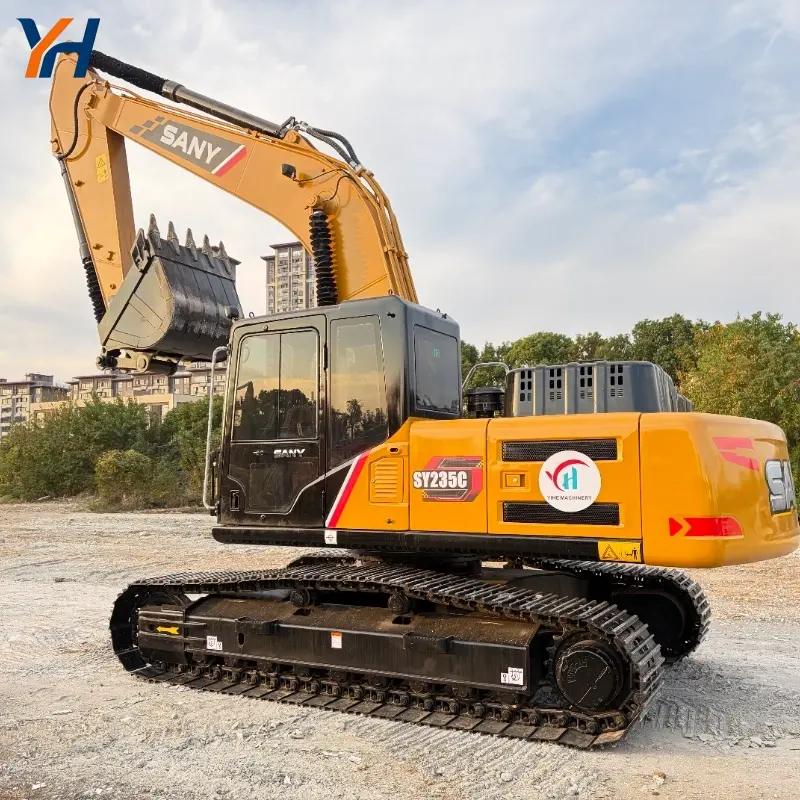 Used SANY 235C Hydraulic Crawler Excavator Original Good Condition Hot Sale For Sale