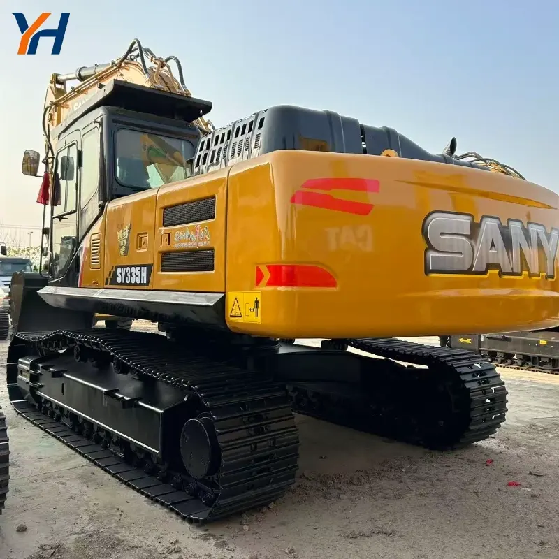 Used SANY 335 Heavy Hydraulic Crawler Excavator Good Condition For Sale