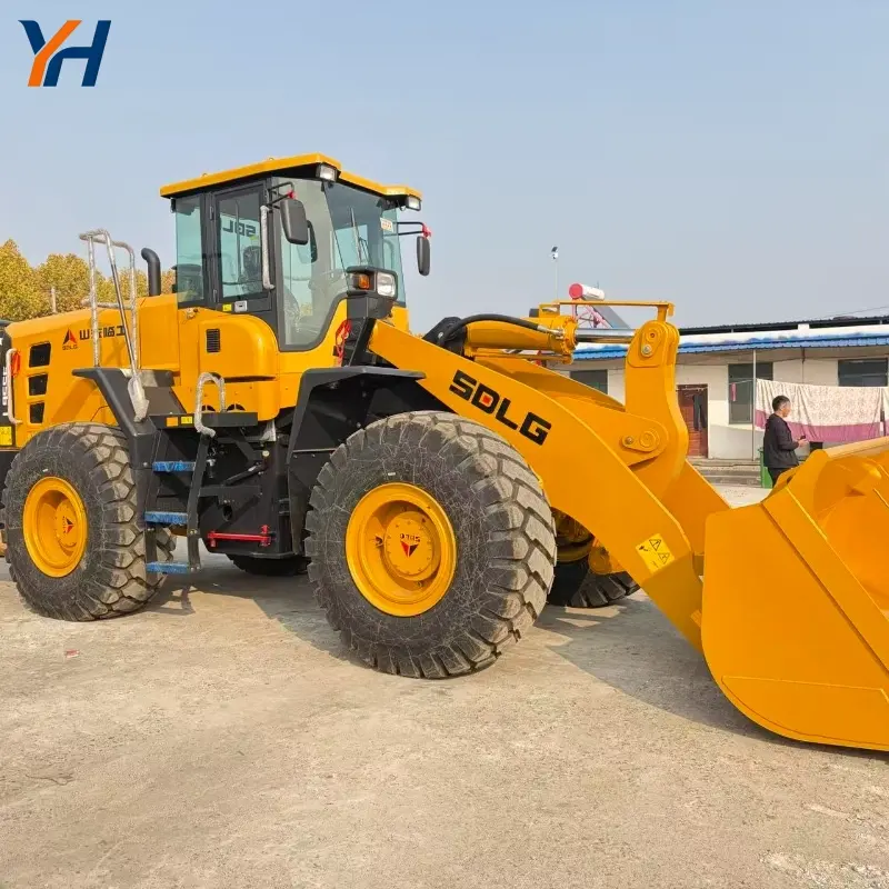 Used SDLG 956F Durable Hydraulic Wheel Loader Construction Equipment