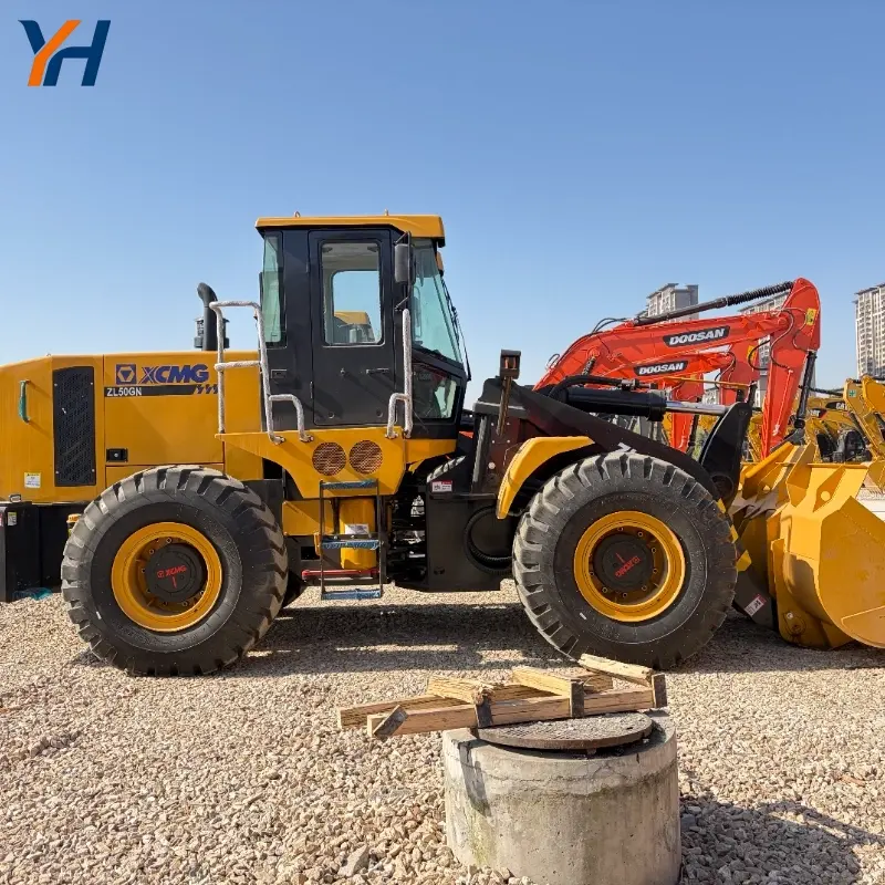 Used XCMG 50 Loader Good Condition Low Price Construction Equipment For Sale