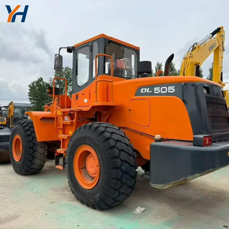 Versatile Powerful Second-hand Doosan 505 Wheel Loader Construction Machinery Global